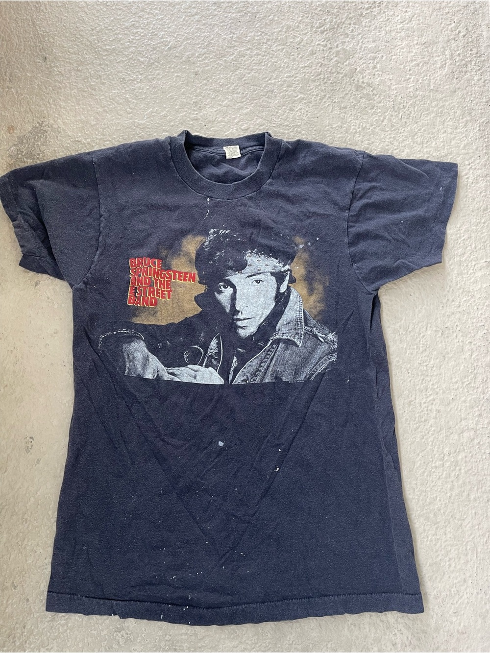 *1984-1985 BRUCE SPRINGSTEEN* vtg rock concert tour tee t-shirt (M/L) 80's
Band